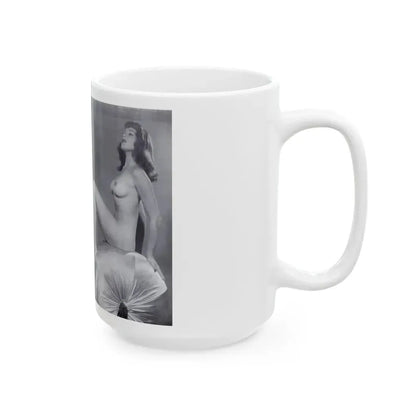 Joanne Arnold #122 - Pages 20 & 21 with, 2 B&W Full Body Nude Pics Left 1 butt exposed from BREATHTAKNG BEAUTIES Proudly Presents...Jo Ann (Vintage Female Icon) White Coffee Mug - Go Mug Yourself