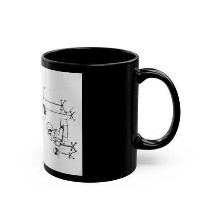 Joanne Arnold #125 - Pages 26 with, 1 Full Body B&W Nude Pic & Backside of Back Cover from BREATHTAKNG BEAUTIES Proudly Presents...Jo Ann (Vintage Female Icon) Black Coffee Mug - Go Mug Yourself