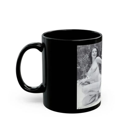 Joanne Arnold #125 - Pages 26 with, 1 Full Body B&W Nude Pic & Backside of Back Cover from BREATHTAKNG BEAUTIES Proudly Presents...Jo Ann (Vintage Female Icon) Black Coffee Mug - Go Mug Yourself