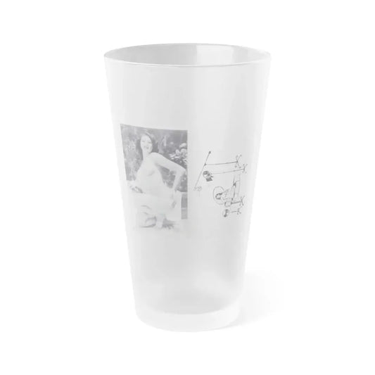 Joanne Arnold #125 - Pages 26 with, 1 Full Body B&W Nude Pic & Backside of Back Cover from BREATHTAKNG BEAUTIES Proudly Presents...Jo Ann (Vintage Female Icon) Frosted Pint Glass 16oz 16oz Frosted - Go Mug Yourself