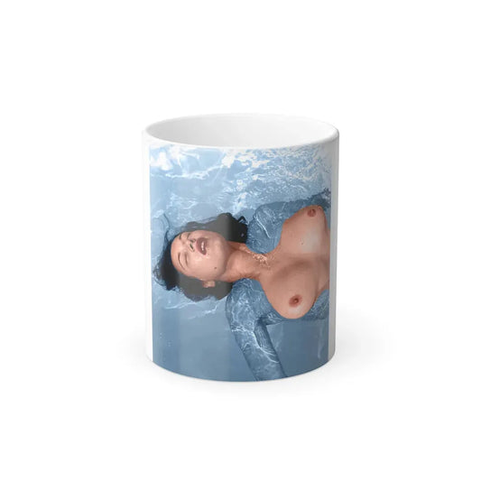 Joanne Arnold #14 - Topless (Vintage Female Icon) Color Changing Coffee Mug 11oz - Go Mug Yourself
