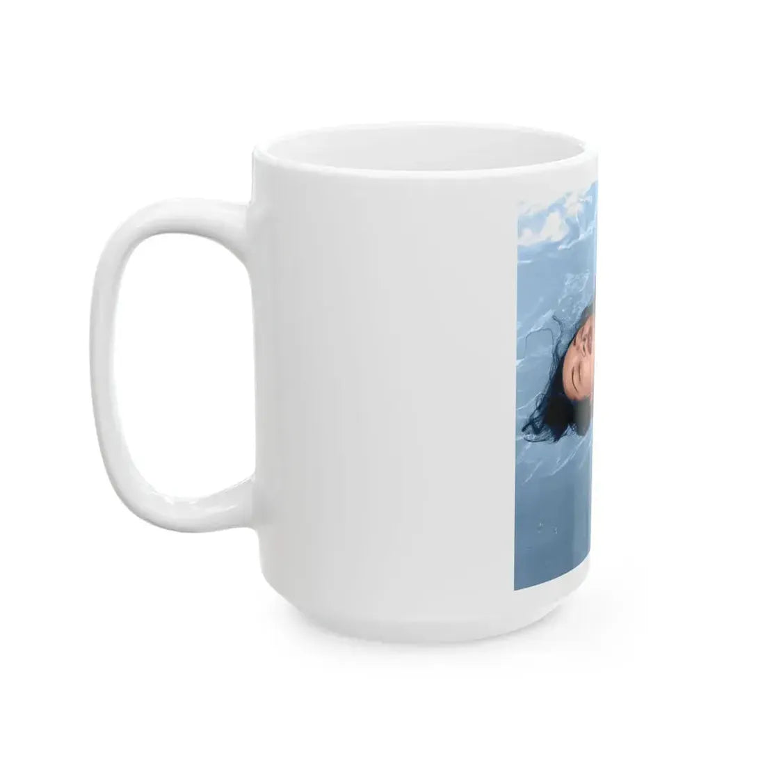 Joanne Arnold #14 - Topless (Vintage Female Icon) White Coffee Mug - Go Mug Yourself