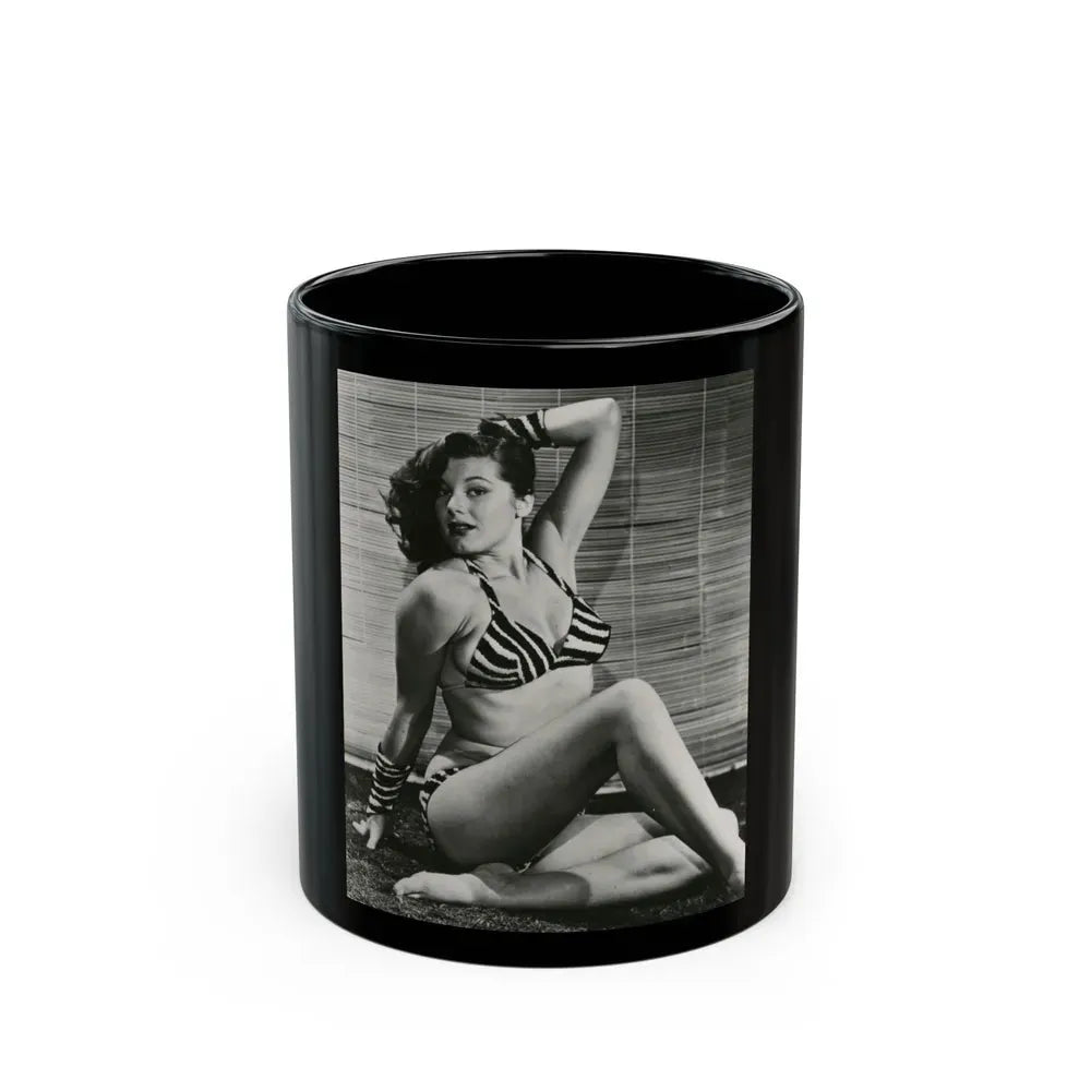 Joanne Arnold #15 (Vintage Female Icon) Black Coffee Mug 11oz - Go Mug Yourself