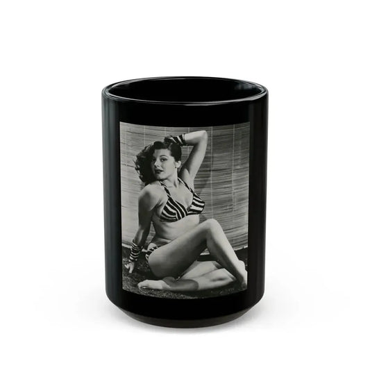 Joanne Arnold #15 (Vintage Female Icon) Black Coffee Mug 15oz - Go Mug Yourself