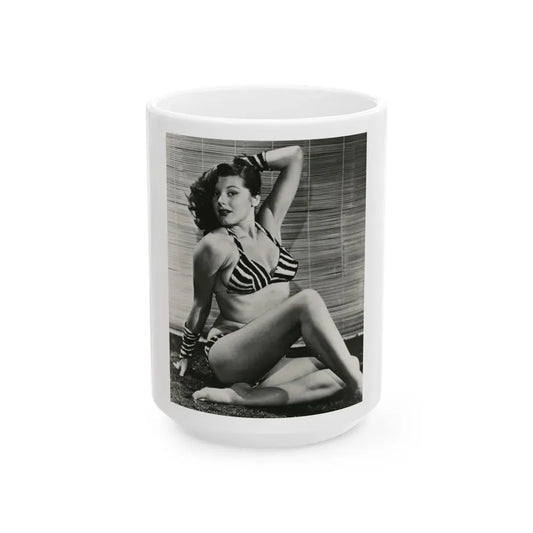 Joanne Arnold #15 (Vintage Female Icon) White Coffee Mug 15oz - Go Mug Yourself