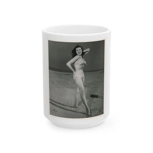 Joanne Arnold #25 (Vintage Female Icon) White Coffee Mug 15oz - Go Mug Yourself