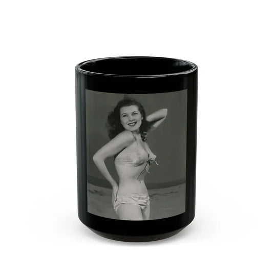 Joanne Arnold #26 (Vintage Female Icon) Black Coffee Mug 15oz - Go Mug Yourself