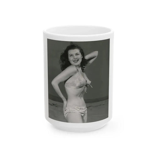 Joanne Arnold #26 (Vintage Female Icon) White Coffee Mug 15oz - Go Mug Yourself