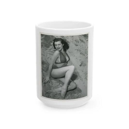 Joanne Arnold #27 (Vintage Female Icon) White Coffee Mug 15oz - Go Mug Yourself