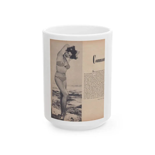 Joanne Arnold #28 (Vintage Female Icon) White Coffee Mug 15oz - Go Mug Yourself