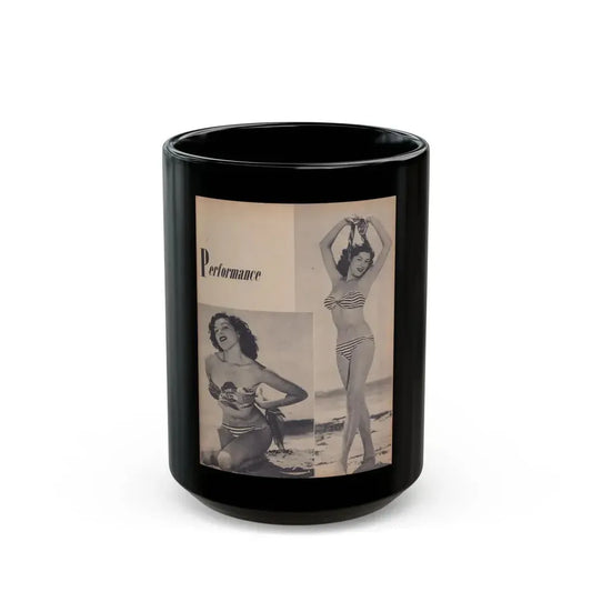 Joanne Arnold #29 (Vintage Female Icon) Black Coffee Mug 15oz - Go Mug Yourself
