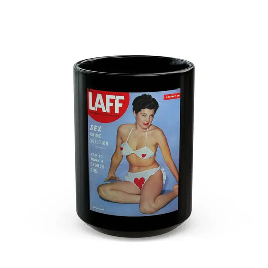 Joanne Arnold #34 - Mag. Cover (Vintage Female Icon) Black Coffee Mug 15oz - Go Mug Yourself