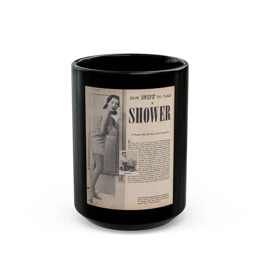 Joanne Arnold #35 (Vintage Female Icon) Black Coffee Mug 15oz - Go Mug Yourself