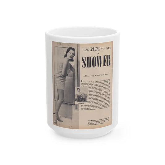 Joanne Arnold #35 (Vintage Female Icon) White Coffee Mug 15oz - Go Mug Yourself