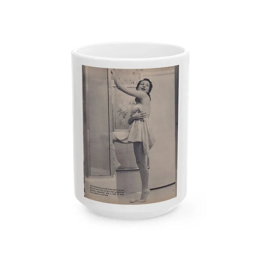 Joanne Arnold #36 (Vintage Female Icon) White Coffee Mug 15oz - Go Mug Yourself