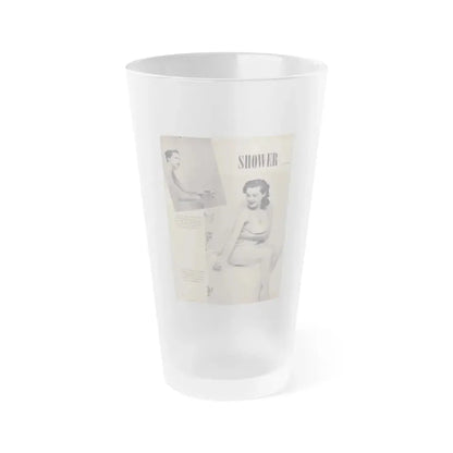 Joanne Arnold #37 (Vintage Female Icon) Frosted Pint Glass 16oz 16oz Frosted - Go Mug Yourself