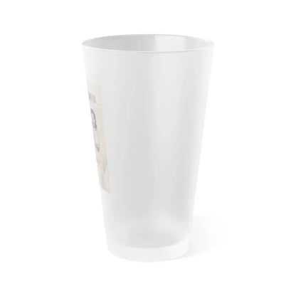 Joanne Arnold #37 (Vintage Female Icon) Frosted Pint Glass 16oz - Go Mug Yourself