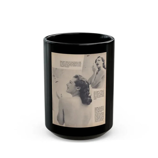 Joanne Arnold #38 (Vintage Female Icon) Black Coffee Mug 15oz - Go Mug Yourself