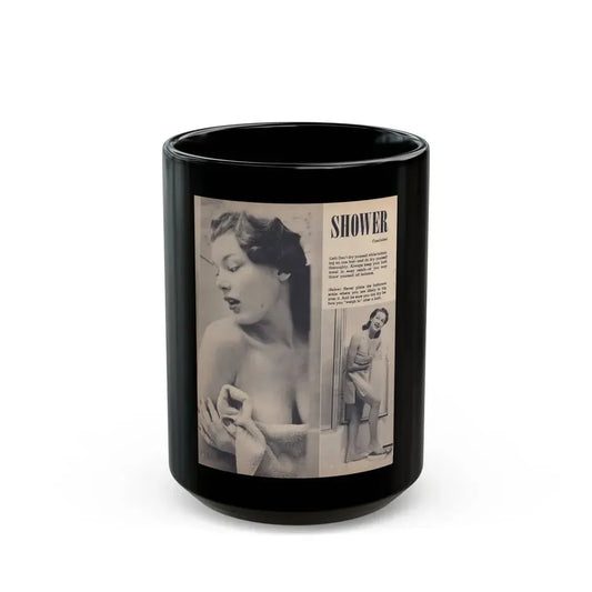 Joanne Arnold #39 (Vintage Female Icon) Black Coffee Mug 15oz - Go Mug Yourself