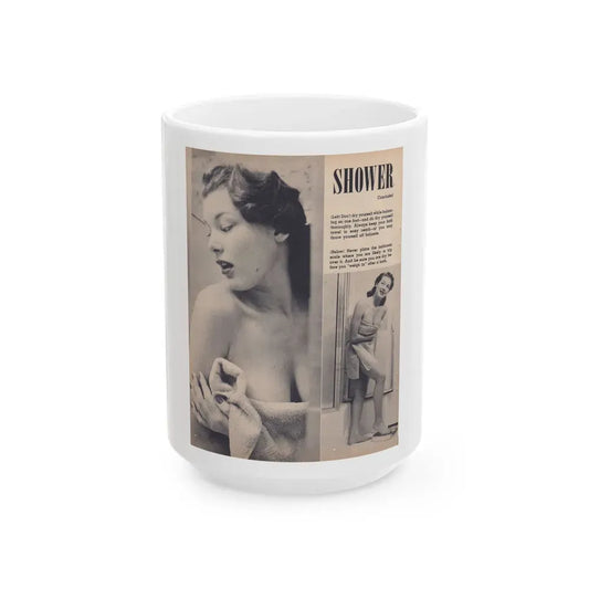 Joanne Arnold #39 (Vintage Female Icon) White Coffee Mug 15oz - Go Mug Yourself