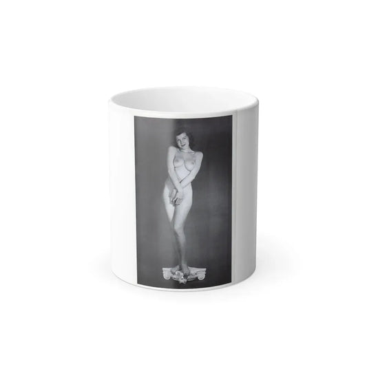 Joanne Arnold #41 - Topless (Vintage Female Icon) Color Changing Coffee Mug 11oz - Go Mug Yourself