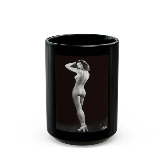 Joanne Arnold #48 (Vintage Female Icon) Black Coffee Mug 15oz - Go Mug Yourself