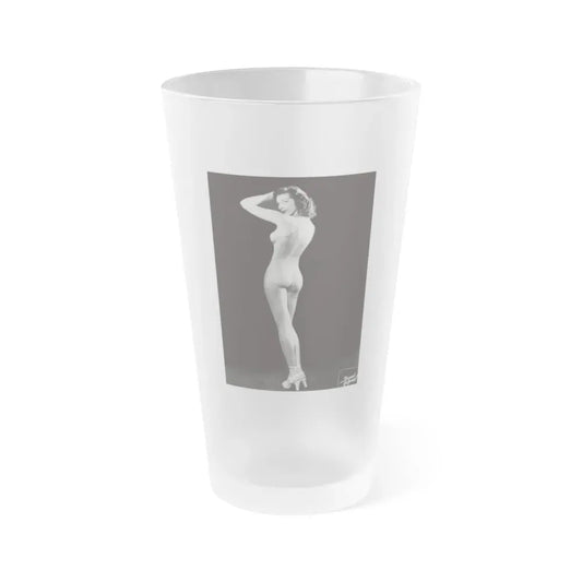 Joanne Arnold #48 (Vintage Female Icon) Frosted Pint Glass 16oz 16oz Frosted - Go Mug Yourself