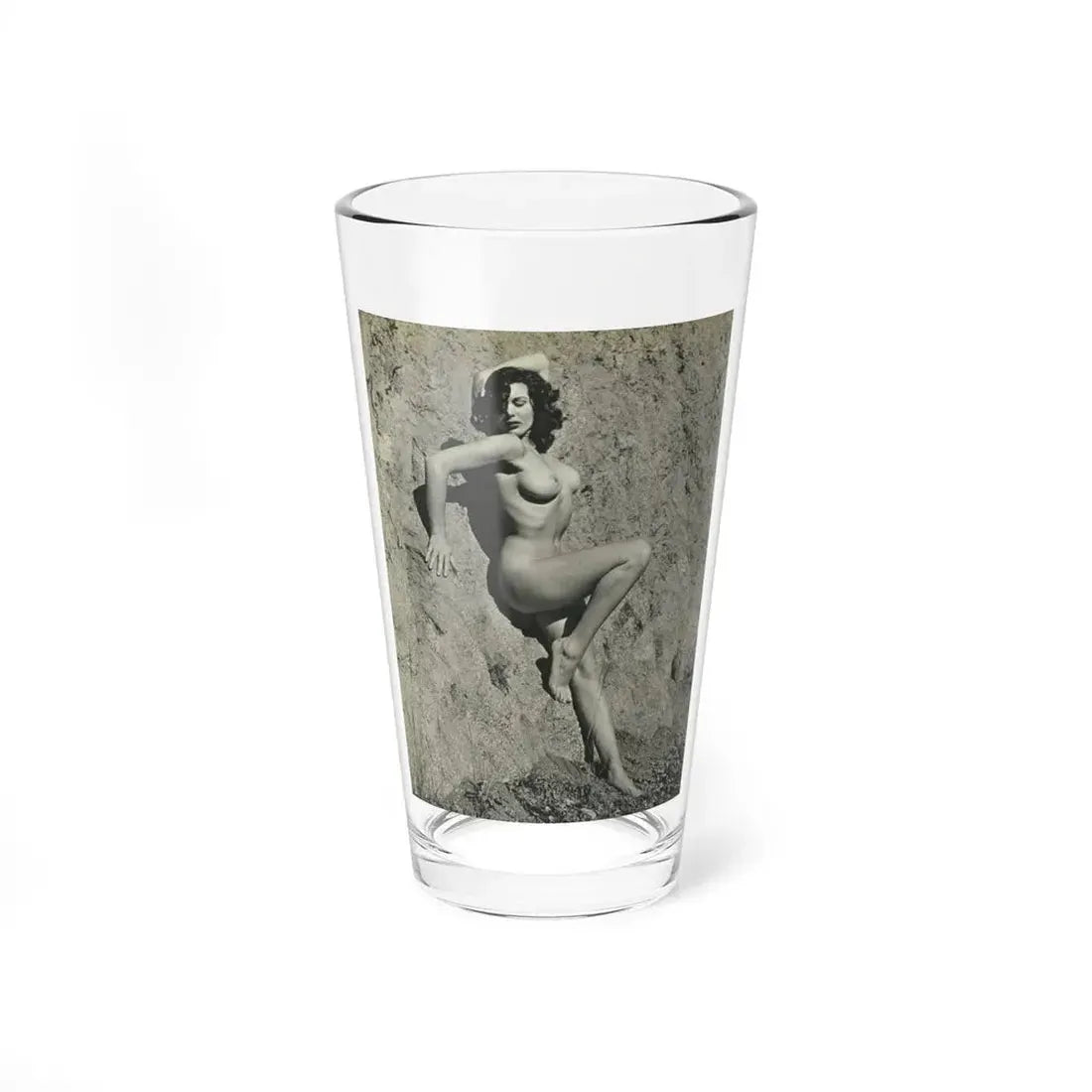 Joanne Arnold #50 - Nude (Vintage Female Icon) Pint Glass 16oz 16oz - Go Mug Yourself