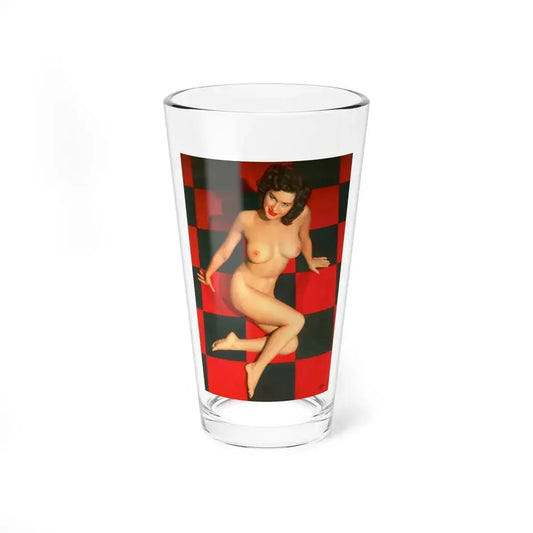 Joanne Arnold #51 - Nude (Vintage Female Icon) Pint Glass 16oz 16oz - Go Mug Yourself