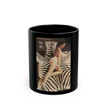 Joanne Arnold #52 - Nude Playboy Centerfold Miss May 1954 (Vintage Female Icon) Black Coffee Mug 11oz - Go Mug Yourself