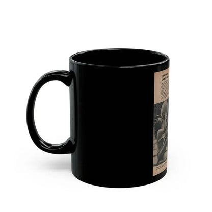 Joanne Arnold #57 - Pages 1 of 1 with, 3 B&W Photos from FROLIC Mag. April '53 (Vintage Female Icon) Black Coffee Mug - Go Mug Yourself