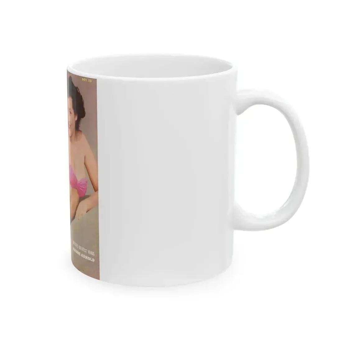 Joanne Arnold #58 - Mag. Cover (Vintage Female Icon) White Coffee Mug - Go Mug Yourself