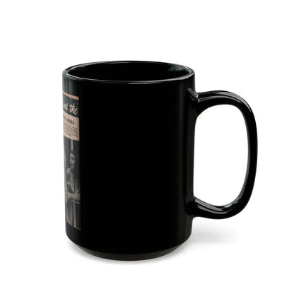 Joanne Arnold #67 - Pages 1 of 4 with, 2 B&W Photos & Brief Article from Famous Models Mag. May-June '51 (Vintage Female Icon) Black Coffee Mug - Go Mug Yourself