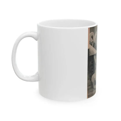 Joanne Arnold #69 - Pages 3 of 4 with, 2 B&W Photos from Famous Models Mag. May-June '51 (Vintage Female Icon) White Coffee Mug - Go Mug Yourself