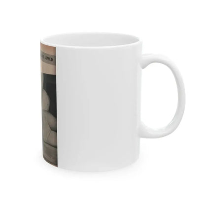 Joanne Arnold #69 - Pages 3 of 4 with, 2 B&W Photos from Famous Models Mag. May-June '51 (Vintage Female Icon) White Coffee Mug - Go Mug Yourself
