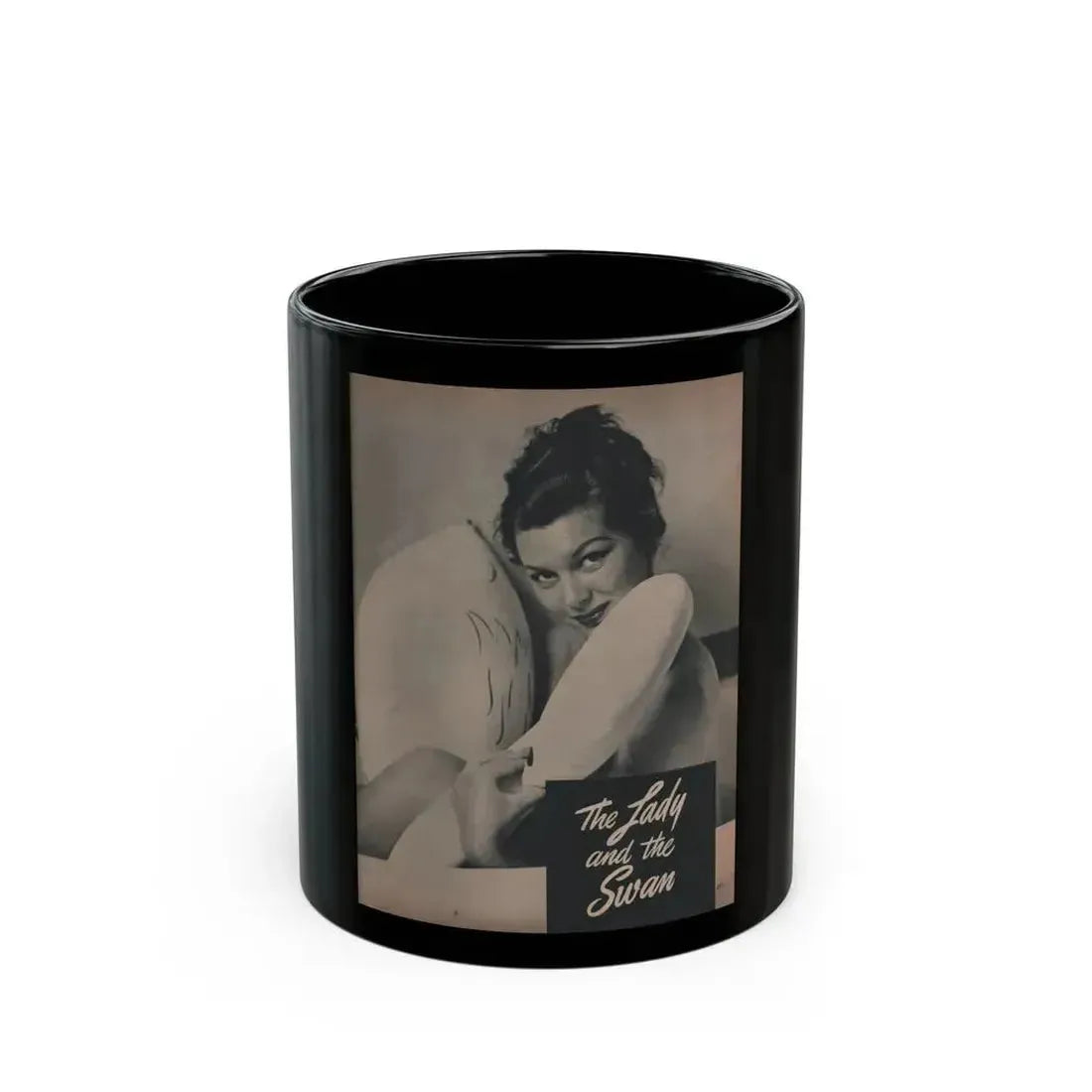 Joanne Arnold #70 - Pages 4 of 4 with, 1 Full Page B&W Photo from Famous Models Mag. May-June '51 (Vintage Female Icon) Black Coffee Mug 11oz - Go Mug Yourself