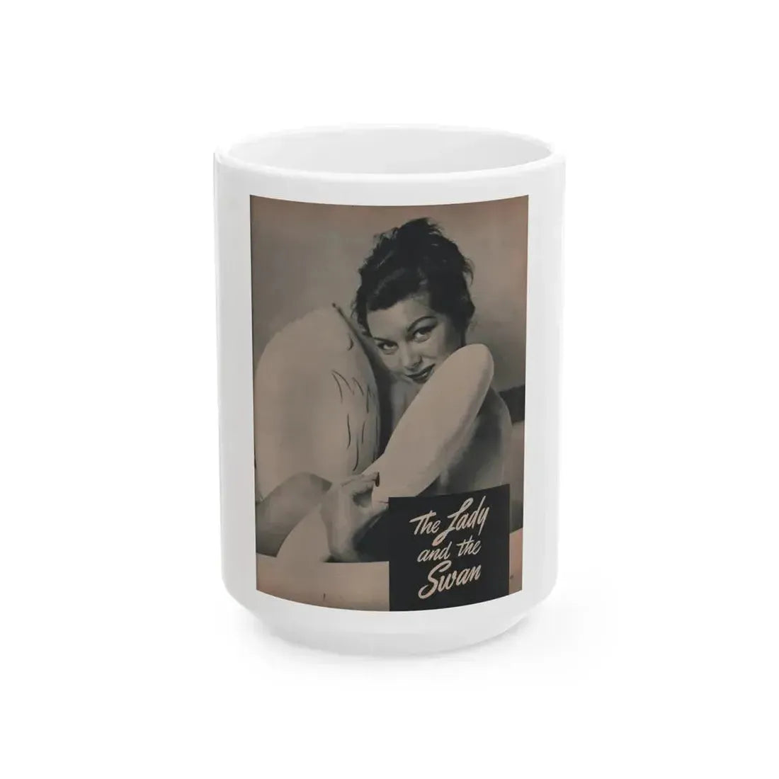 Joanne Arnold #70 - Pages 4 of 4 with, 1 Full Page B&W Photo from Famous Models Mag. May-June '51 (Vintage Female Icon) White Coffee Mug 15oz - Go Mug Yourself