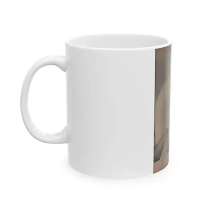 Joanne Arnold #70 - Pages 4 of 4 with, 1 Full Page B&W Photo from Famous Models Mag. May-June '51 (Vintage Female Icon) White Coffee Mug - Go Mug Yourself