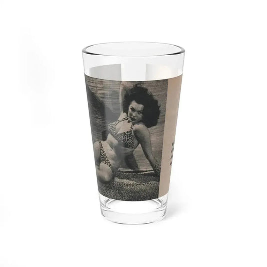 Joanne Arnold #80 - Pages 1 of 1 with, 1 Small B&W Photo & Caption from Picture Digest Dec. '56 (Vintage Female Icon) Pint Glass 16oz 16oz - Go Mug Yourself