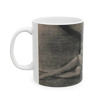 Joanne Arnold #80 - Pages 1 of 1 with, 1 Small B&W Photo & Caption from Picture Digest Dec. '56 (Vintage Female Icon) White Coffee Mug - Go Mug Yourself