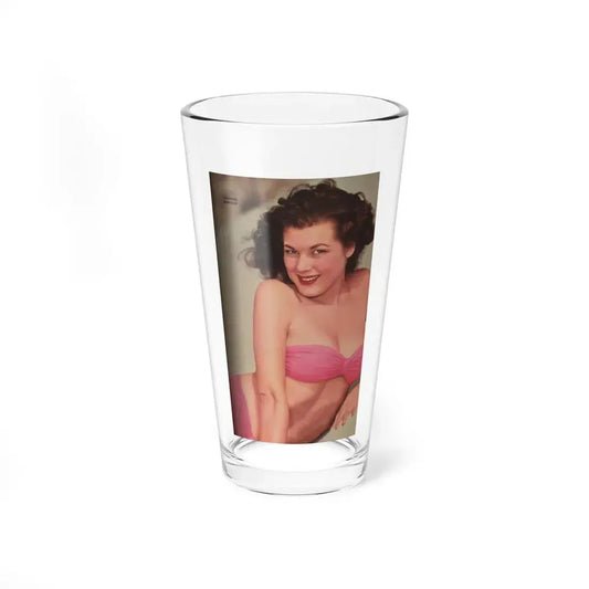 Joanne Arnold #81 - Jo Ann on Back Cover in Color on Picture Digest Sept. '56 (Vintage Female Icon) Pint Glass 16oz 16oz - Go Mug Yourself