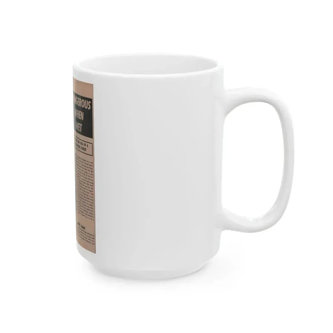 Joanne Arnold #84 - Pages 1 of 2 with, 1 B&W Photo, Statistics & Article from Cover Girls Models Mag. Jan. '54 (Vintage Female Icon) White Coffee Mug - Go Mug Yourself