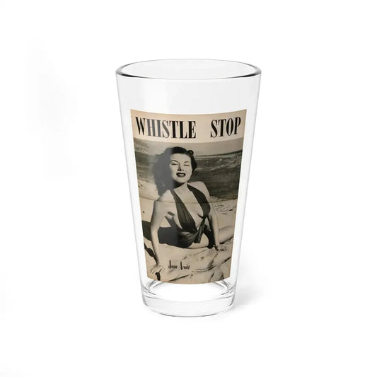 Joanne Arnold #88 - Pages 2 & 3 of 3 with, 1 Full B&W Centerfold Photo (Vintage Female Icon) Pint Glass 16oz 16oz - Go Mug Yourself