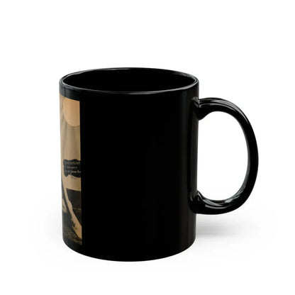 Joanne Arnold #90 - 1 B&W Photo & Caption Circa 50's Magazine Page (Vintage Female Icon) Black Coffee Mug - Go Mug Yourself