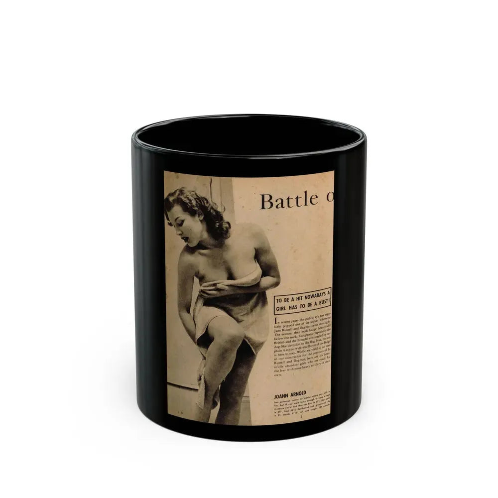 Joanne Arnold #98 - (Vintage Female Icon) Black Coffee Mug 11oz - Go Mug Yourself