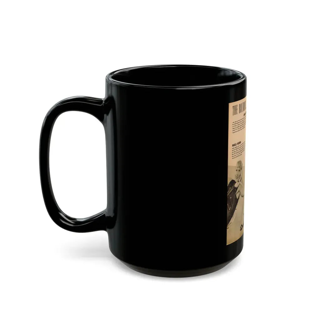 Joanne Arnold #99 - (Vintage Female Icon) Black Coffee Mug - Go Mug Yourself