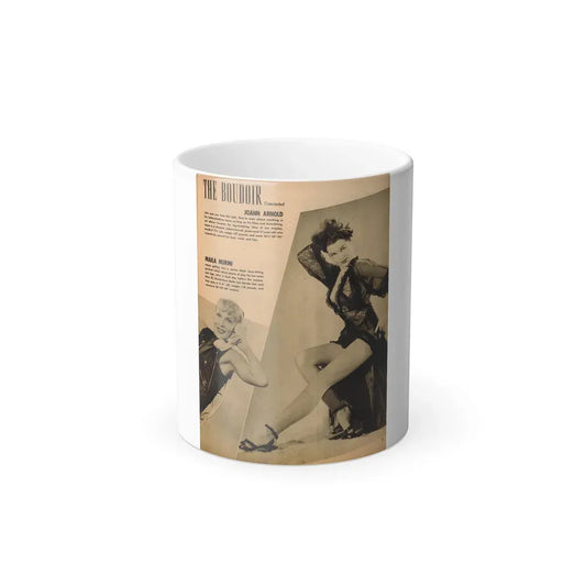 Joanne Arnold #99 - (Vintage Female Icon) Color Changing Coffee Mug 11oz - Go Mug Yourself