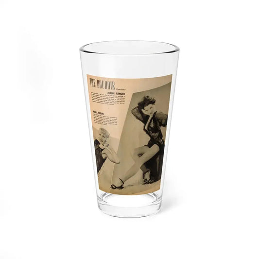 Joanne Arnold #99 - (Vintage Female Icon) Pint Glass 16oz 16oz - Go Mug Yourself