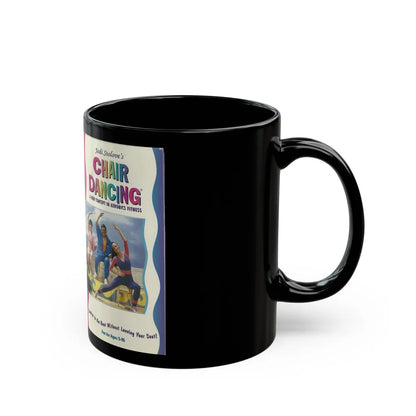 JODI STOLOVES CHAIR DANCING (VHS COVER) - Black Coffee Mug-Go Mug Yourself