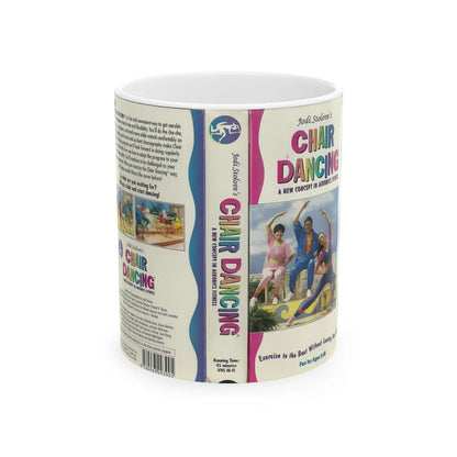 JODI STOLOVES CHAIR DANCING (VHS COVER) - White Coffee Mug-11oz-Go Mug Yourself